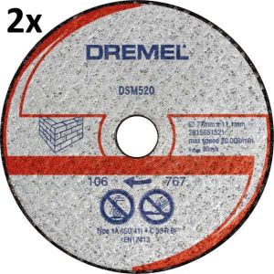 Dremel falazat vágókorong 2db/csom DSM520